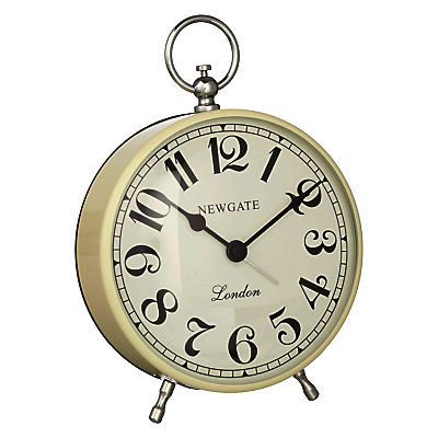 Newgate Chelsea Arts Alarm Clock Cream Newgate Chelsea Arts Alarm Clock Cream